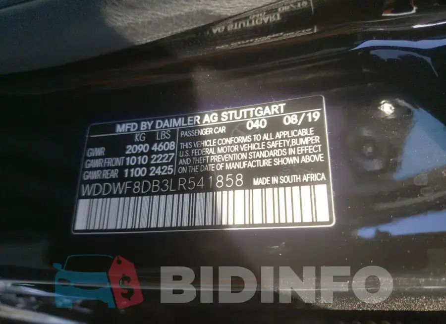 WDDWF8DB3LR541858 Photo# 12