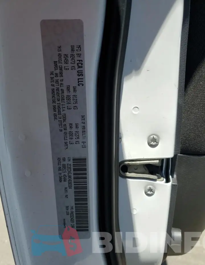 2C3CDXGJ0KH696564 Photo# 12