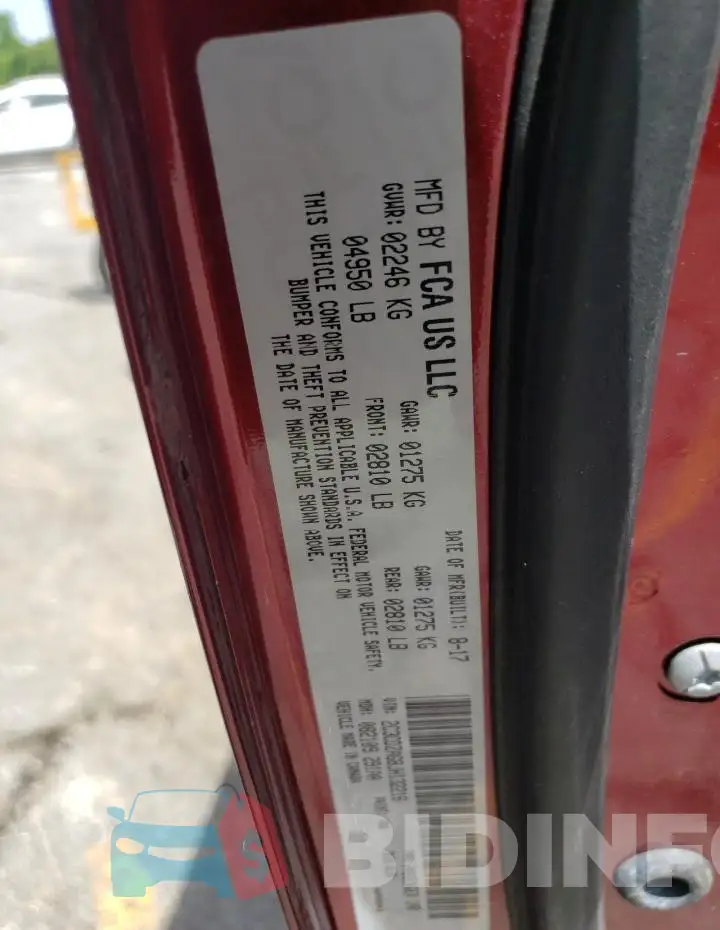 2C3CDZAG8JH132216 Photo# 13