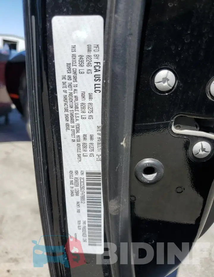 2C3CDZBG1FH788912 Photo# 12
