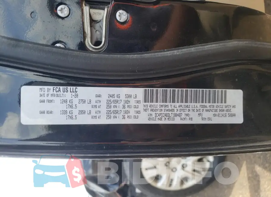 3C4PDCAB3LT180487 Photo# 13