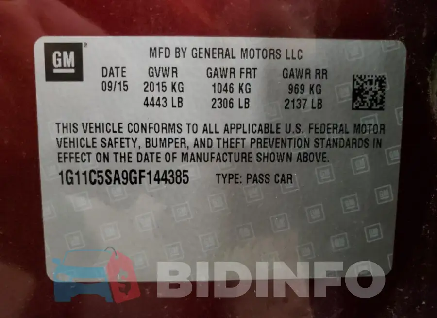1G11C5SA9GF144385 Photo# 12