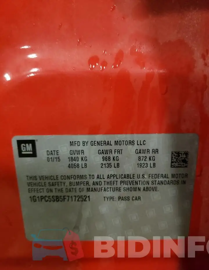 1G1PC5SB5F7172521 Photo# 12
