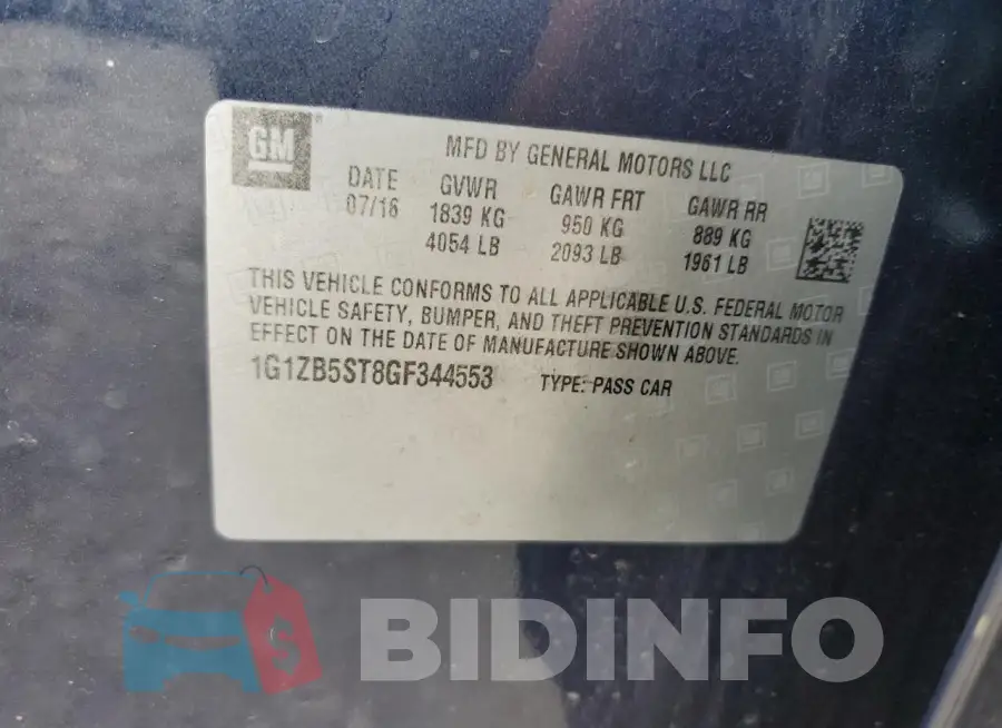 1G1ZB5ST8GF344553 Photo# 12
