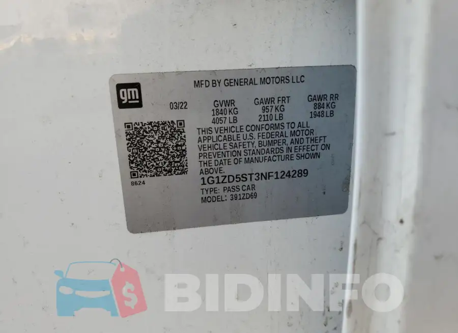 1G1ZD5ST3NF124289 Photo# 12
