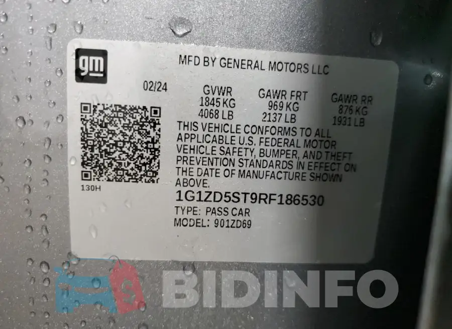 1G1ZD5ST9RF186530 Photo# 12