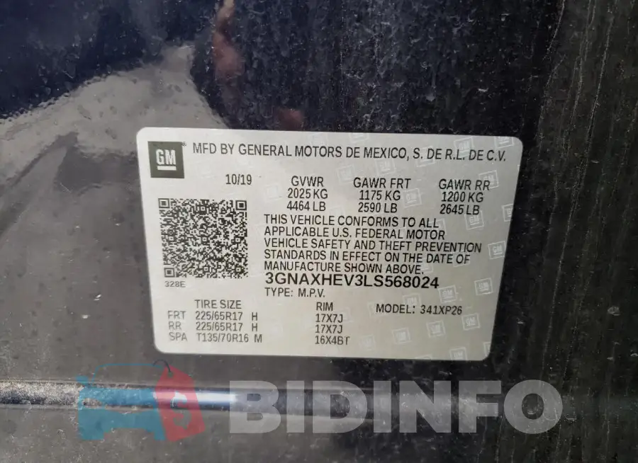 3GNAXHEV3LS568024 Photo# 12