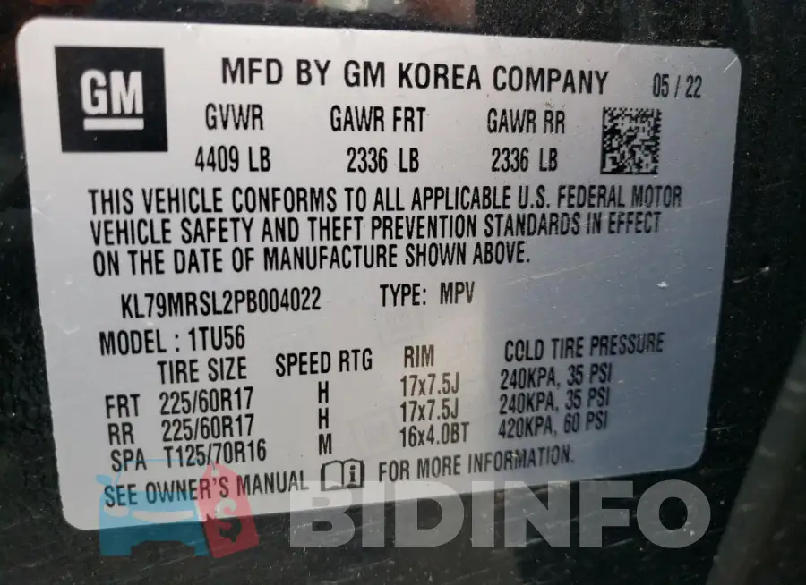 KL79MRSL2PB004022 Photo# 13