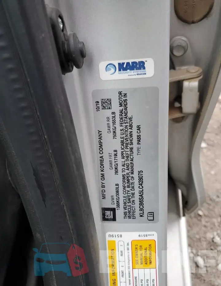KL8CB6SA5LC428075 Photo# 12