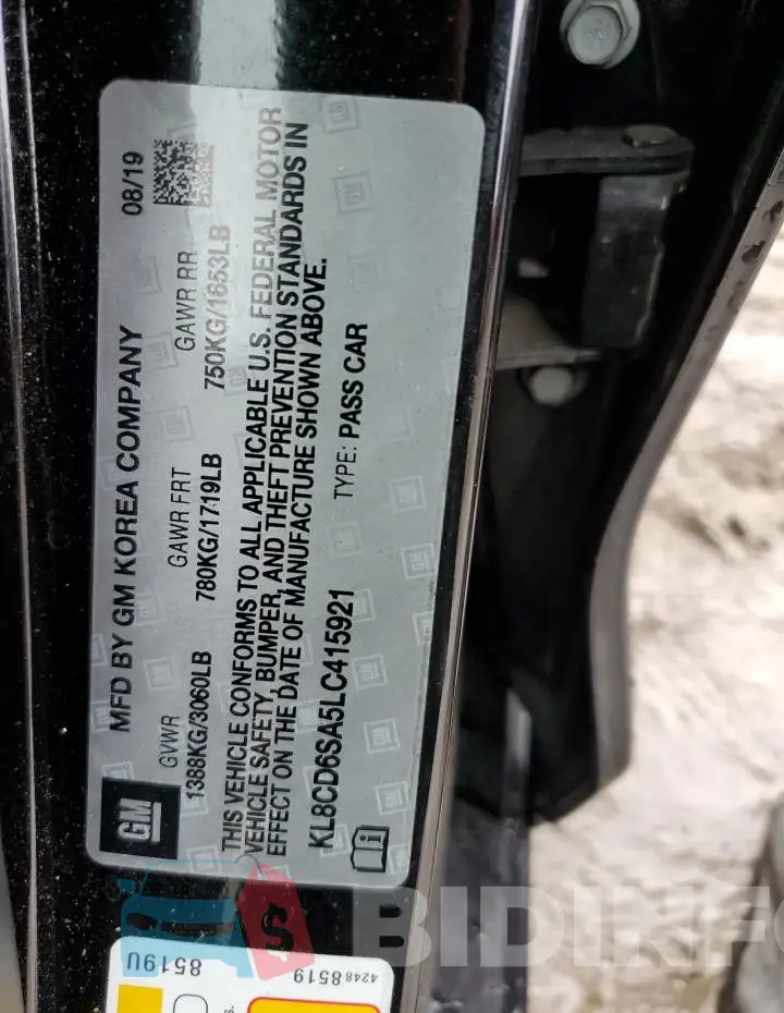 KL8CD6SA5LC415921 Photo# 12