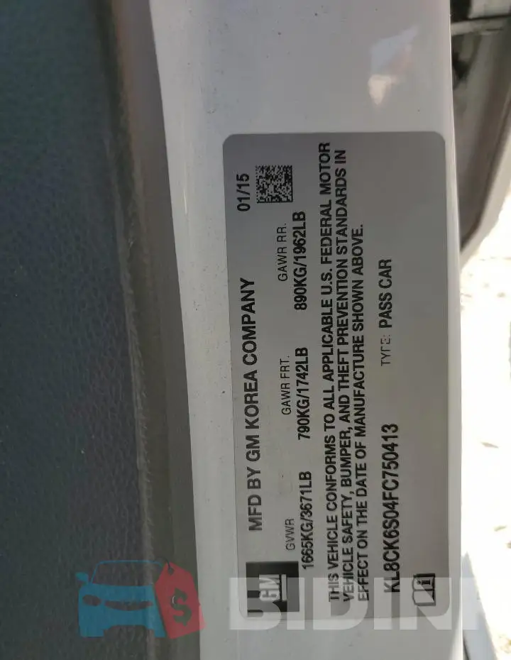 KL8CK6S04FC750413 Photo# 13