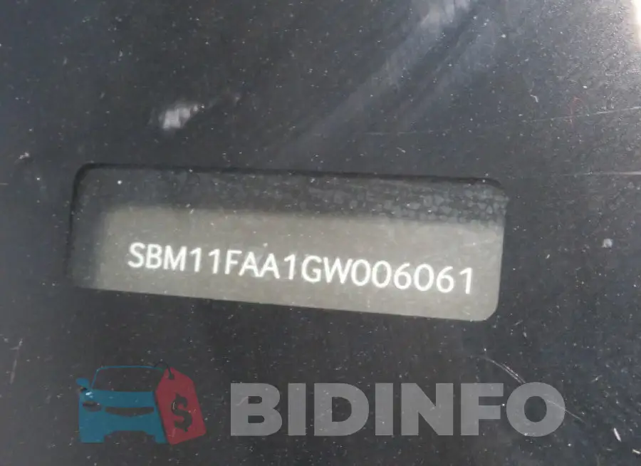 SBM11FAA1GW006061 Photo# 9