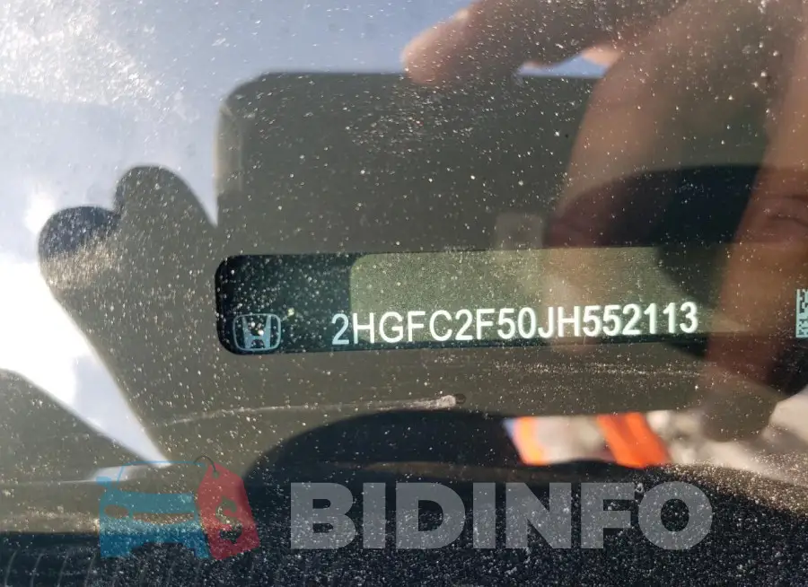 2HGFC2F50JH552113 Photo# 12