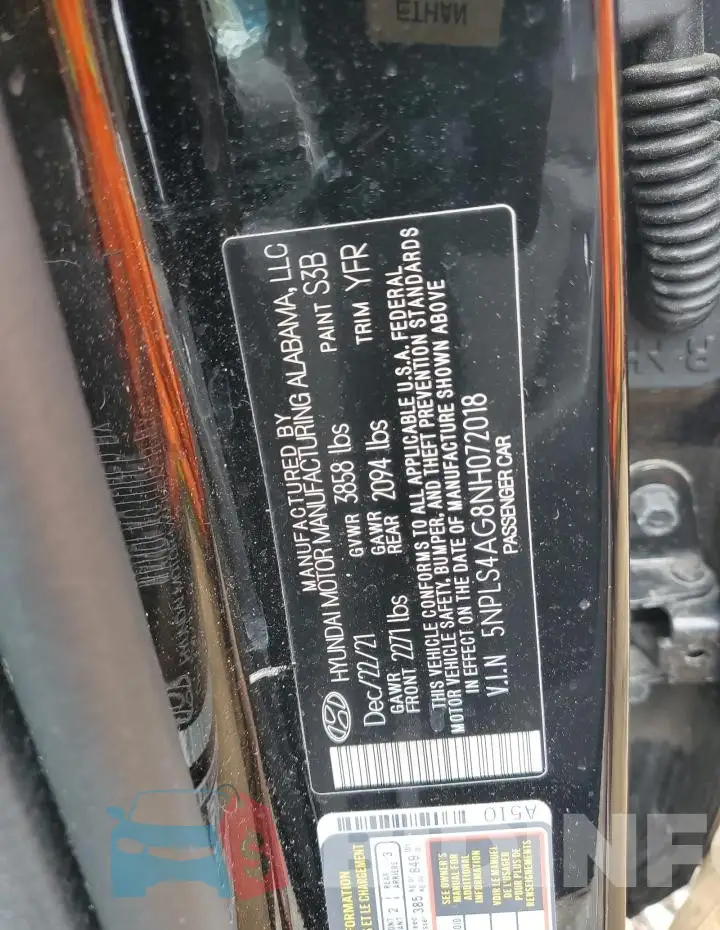 5NPLS4AG8NH072018 Photo# 12
