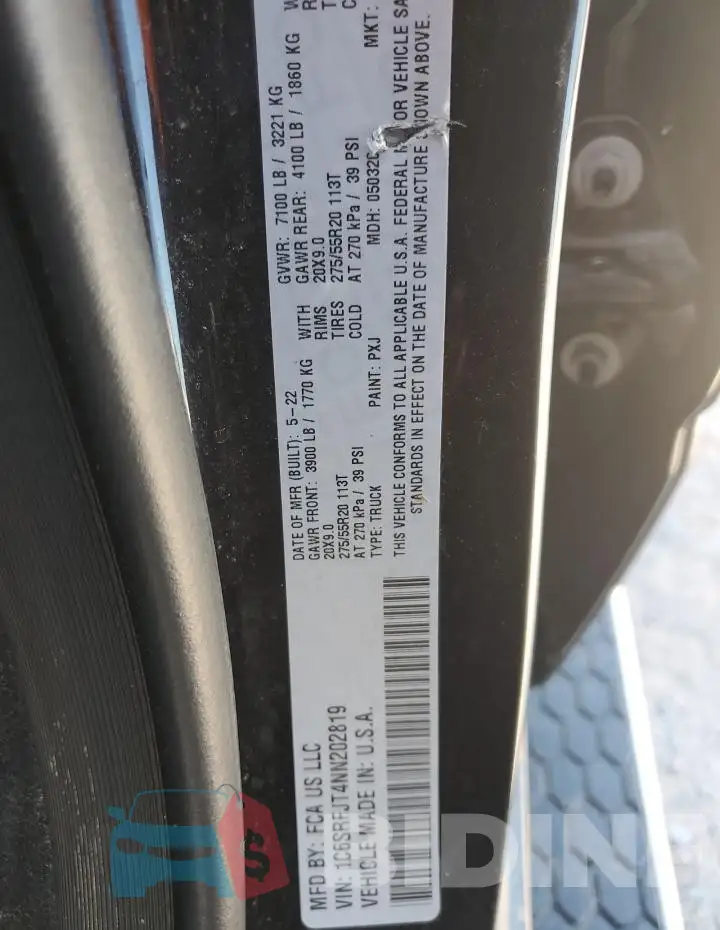 1C6SRFJT4NN202819 Photo# 12