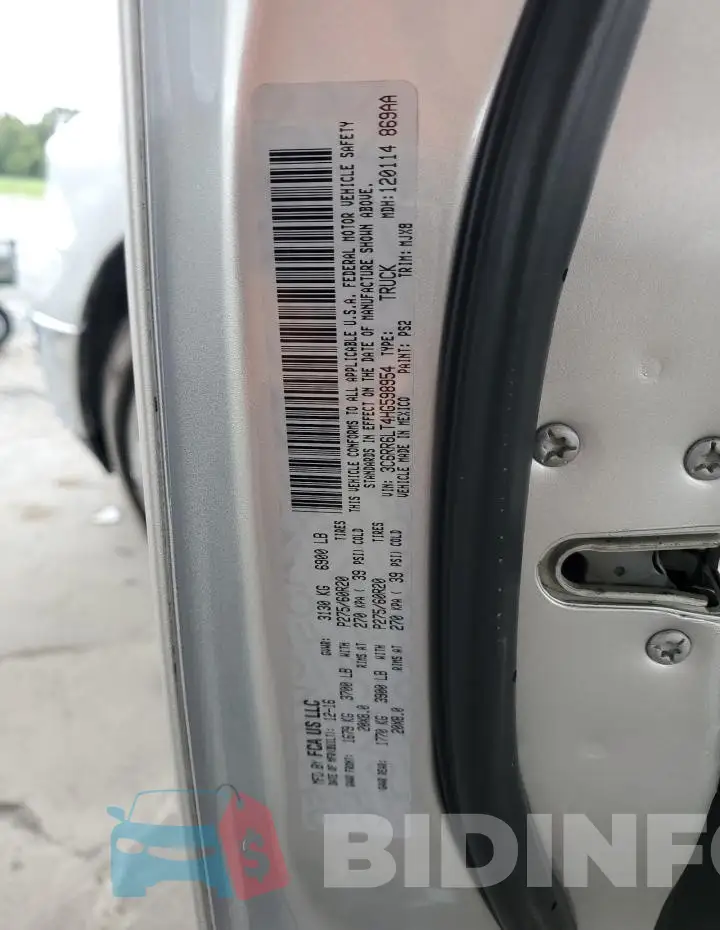 3C6RR6LT4HG598954 Photo# 12