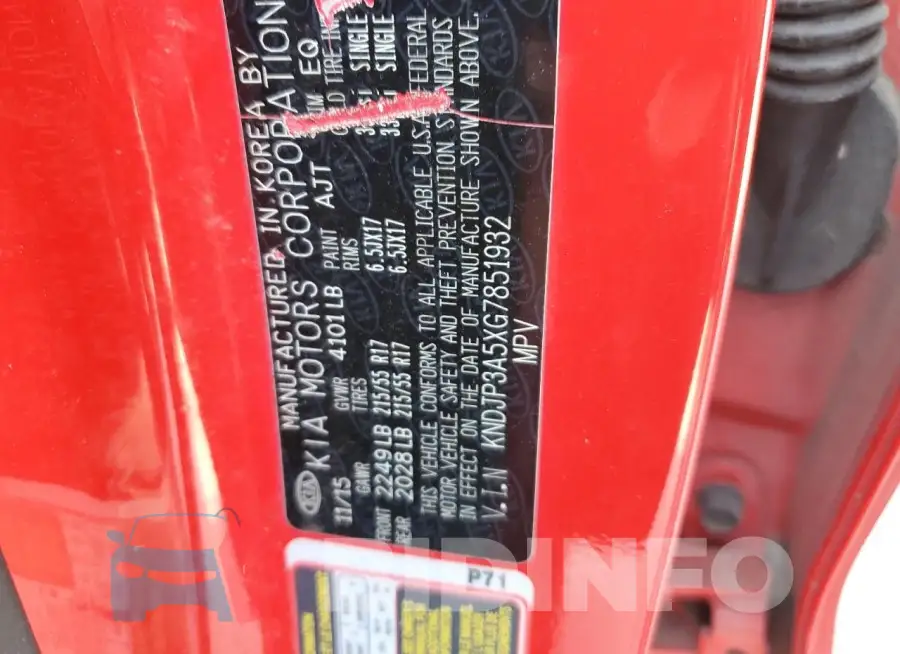 KNDJP3A5XG7851932 Photo# 14