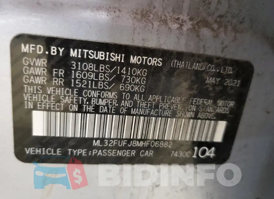 ML32FUFJ8MHF06882 Photo# 12