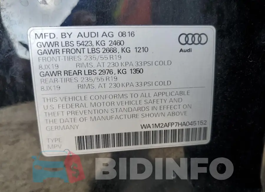 WA1M2AFP7HA045152 Photo# 12