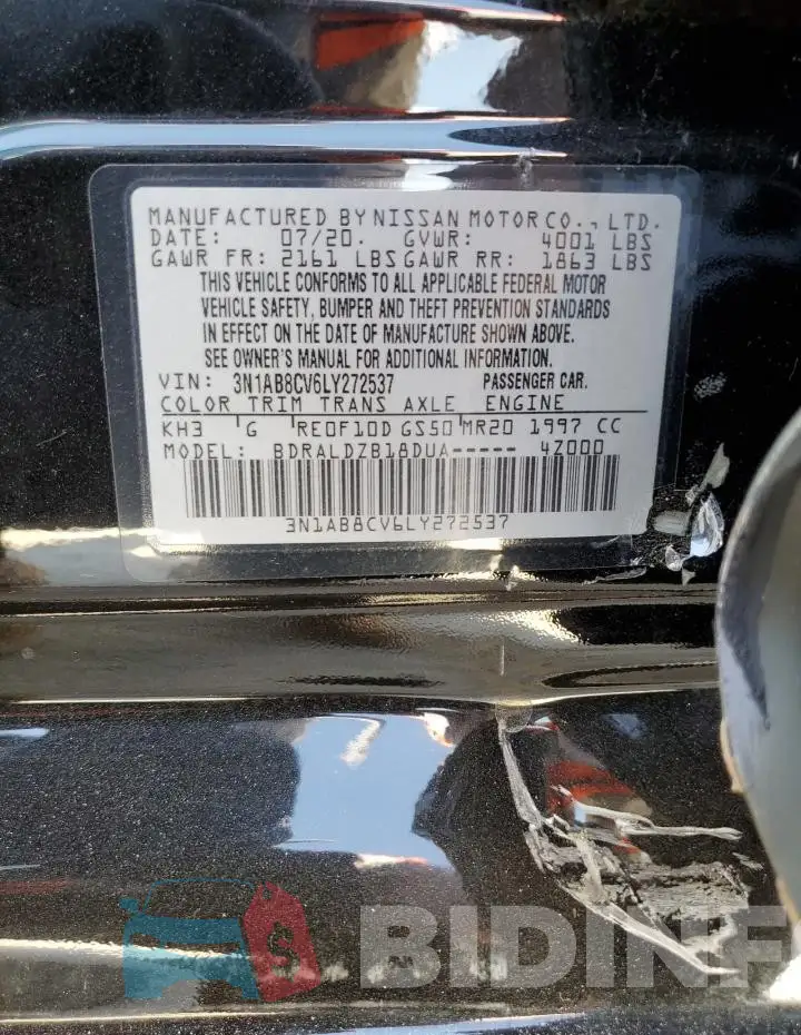 3N1AB8CV6LY272537 Photo# 12