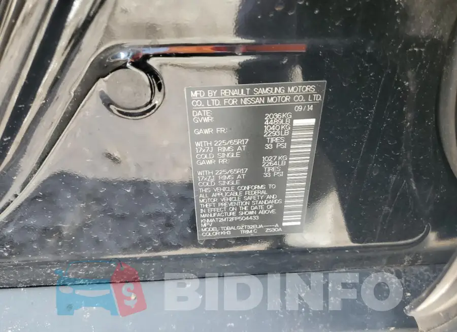 KNMAT2MT2FP504433 Photo# 14