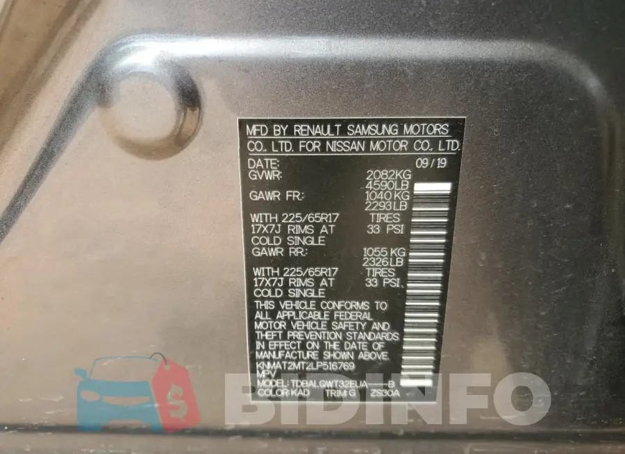 KNMAT2MT2LP516769 Photo# 12