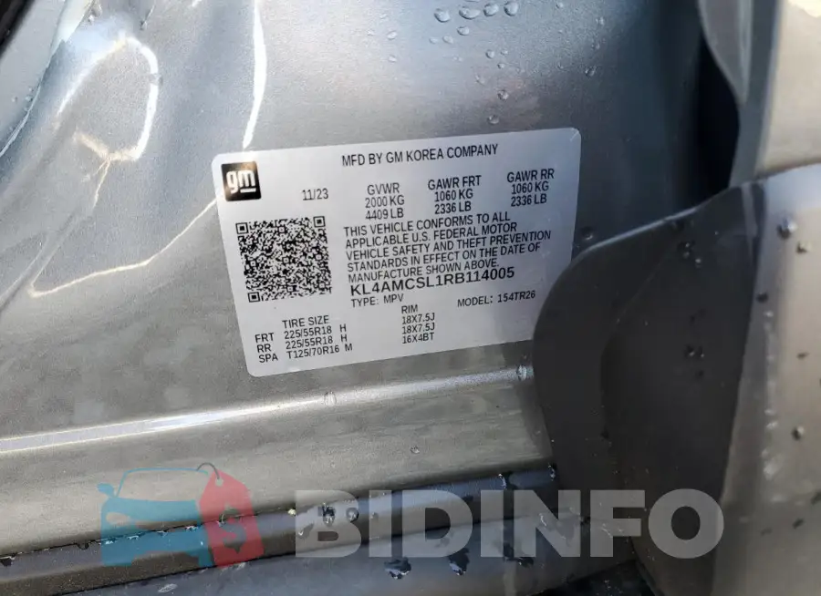 KL4AMCSL1RB114005 Photo# 13