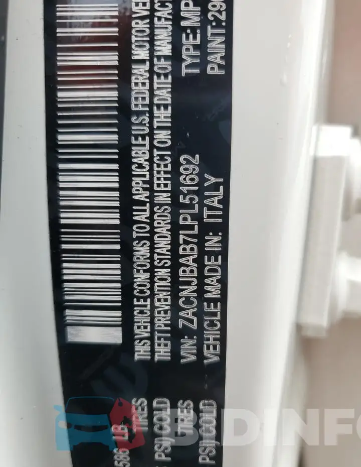 ZACNJBAB7LPL51692 Photo# 13