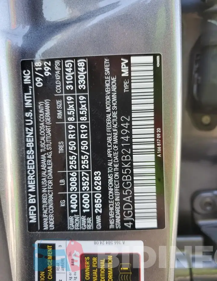 4JGDA5GB5KB214942 Photo# 14