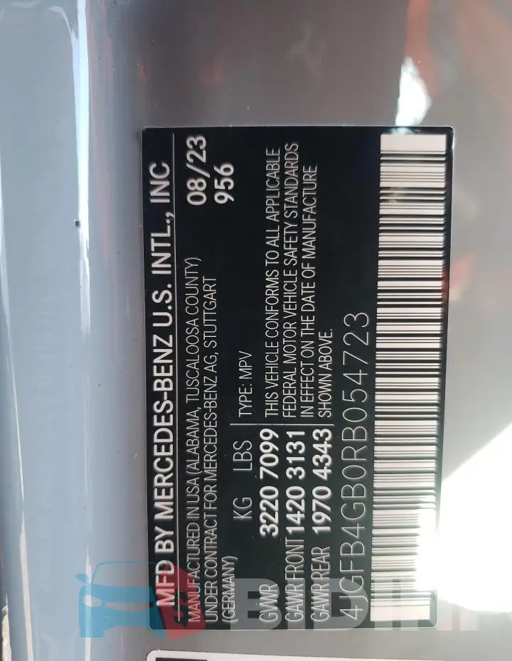 4JGFB4GB0RB054723 Photo# 12