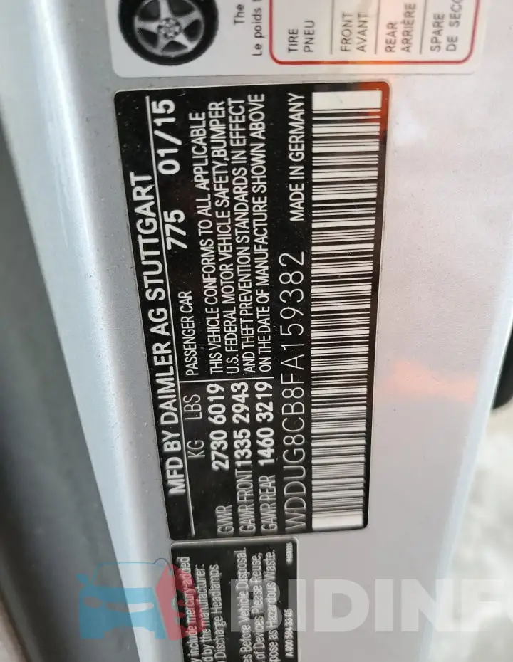 WDDUG8CB8FA159382 Photo# 12