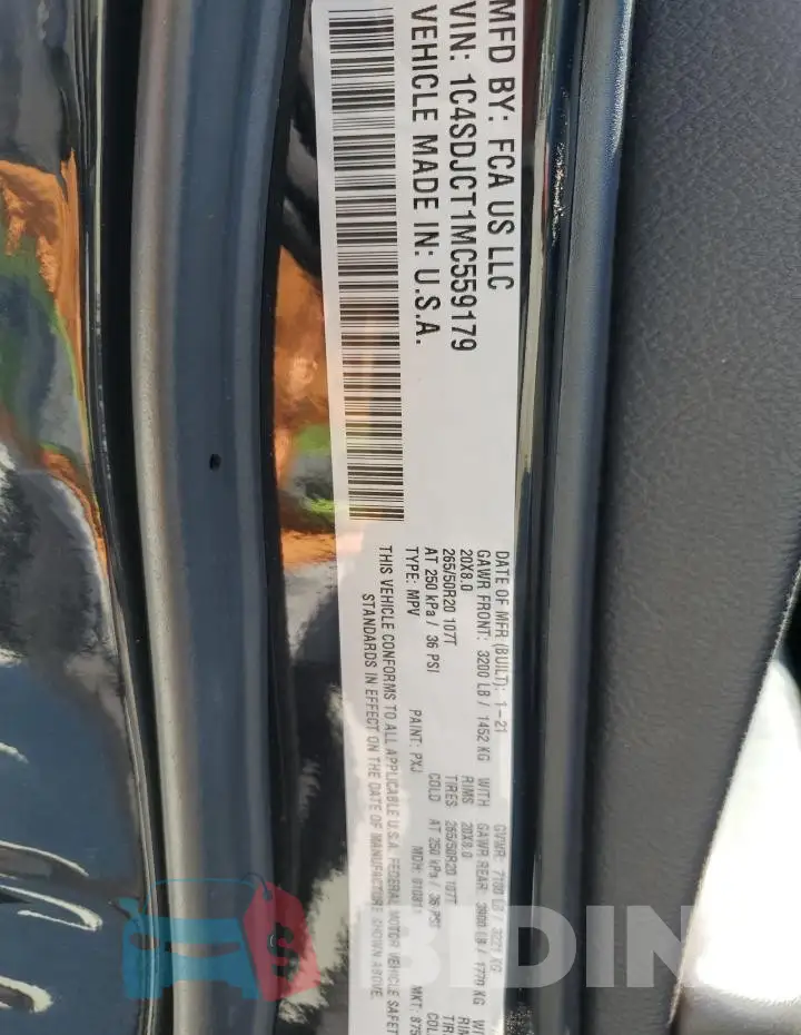 1C4SDJCT1MC559179 Photo# 13