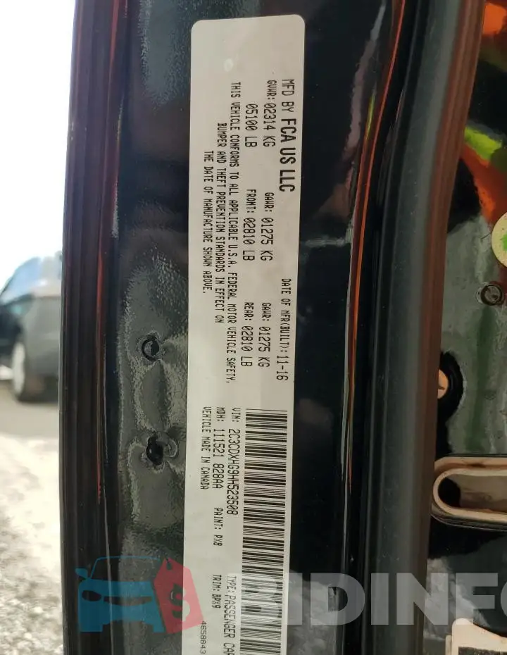 2C3CDXHG9HH523508 Photo# 12