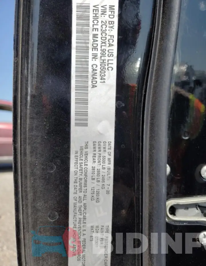 2C3CDXL99LH116130 Photo# 12