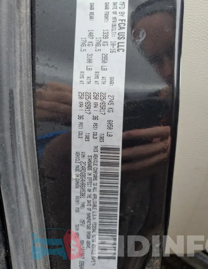 2C4RDGBG4HR605381 Photo# 13