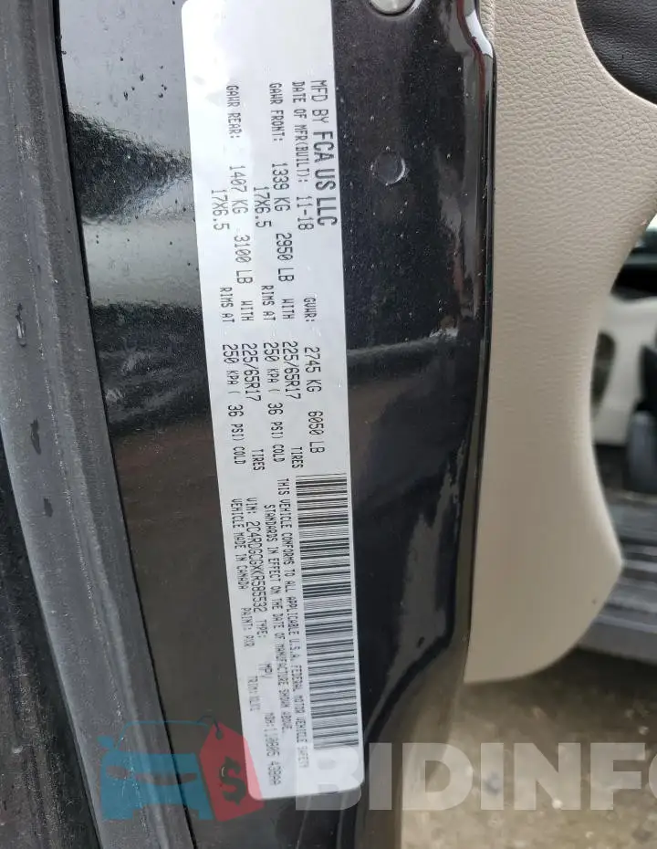 2C4RDGCGXKR585532 Photo# 13