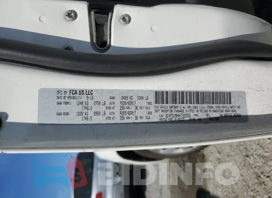 3C4PDCAB4HT525551 Photo# 13