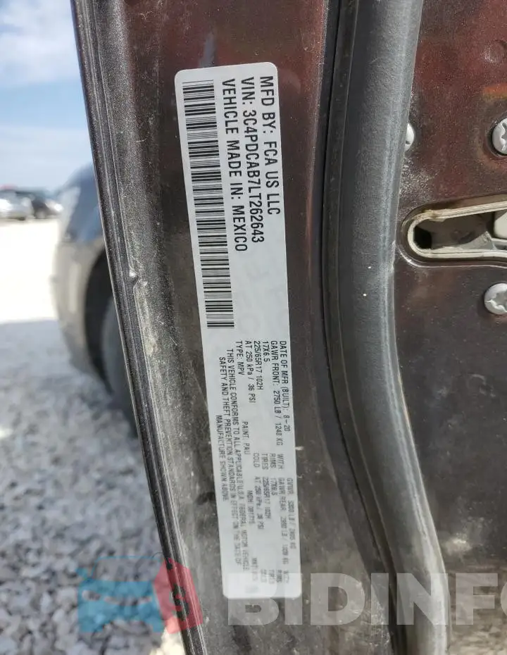 3C4PDCAB7LT262643 Photo# 14