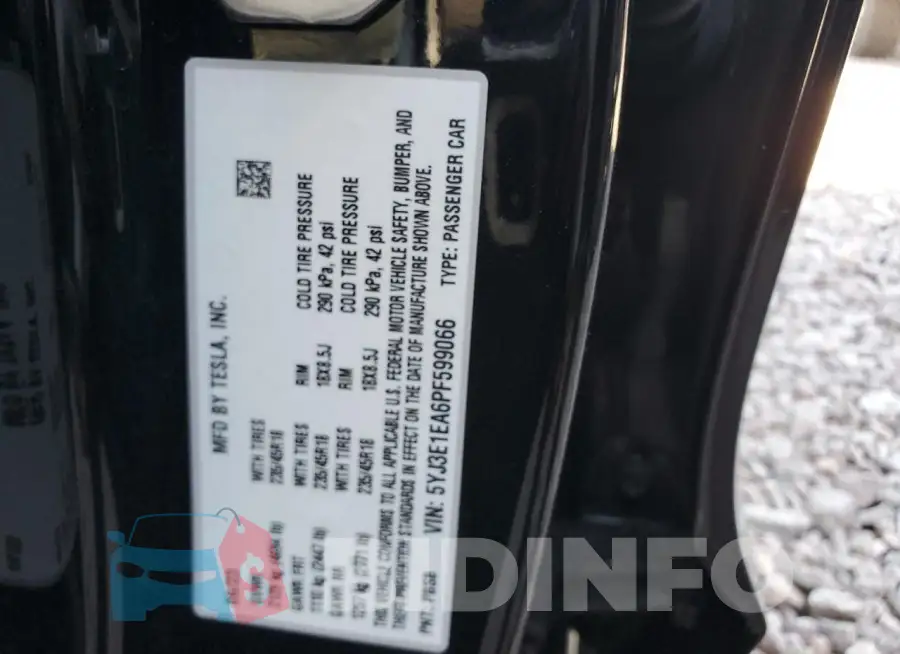5YJ3E1EA6PF599066 Photo# 12