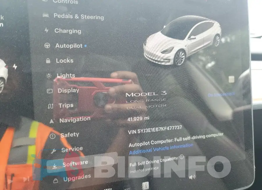 5YJ3E1EB7KF477737 Photo# 9
