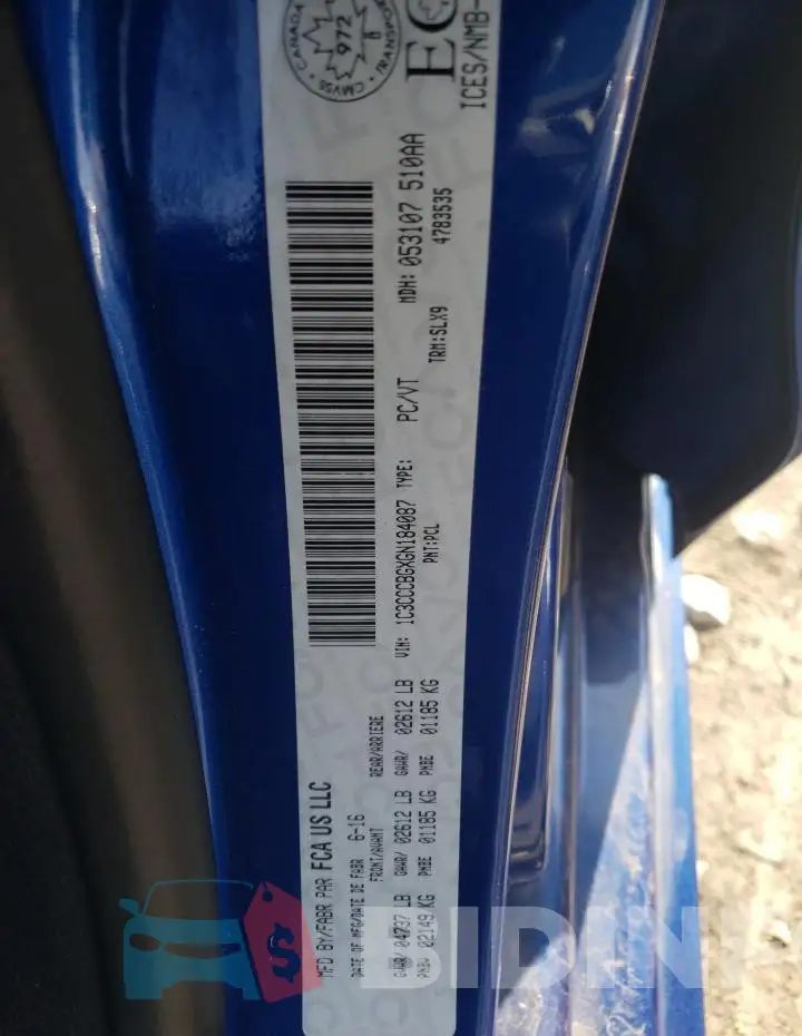 1C3CCCBGXGN184087 Photo# 13