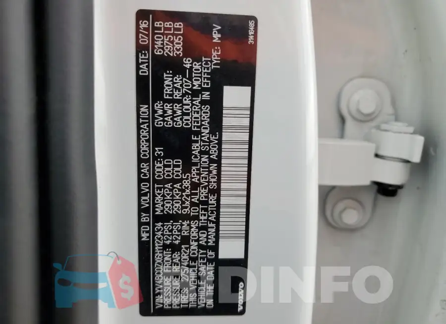YV4BC0ZX6H1123434 Photo# 13