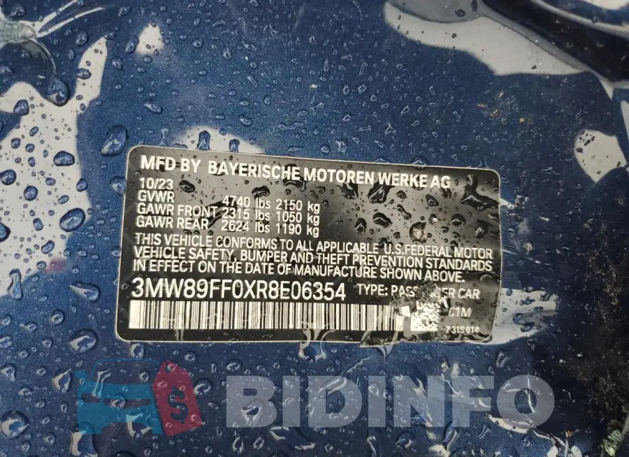 3MW89FF0XR8E06354 Photo# 12