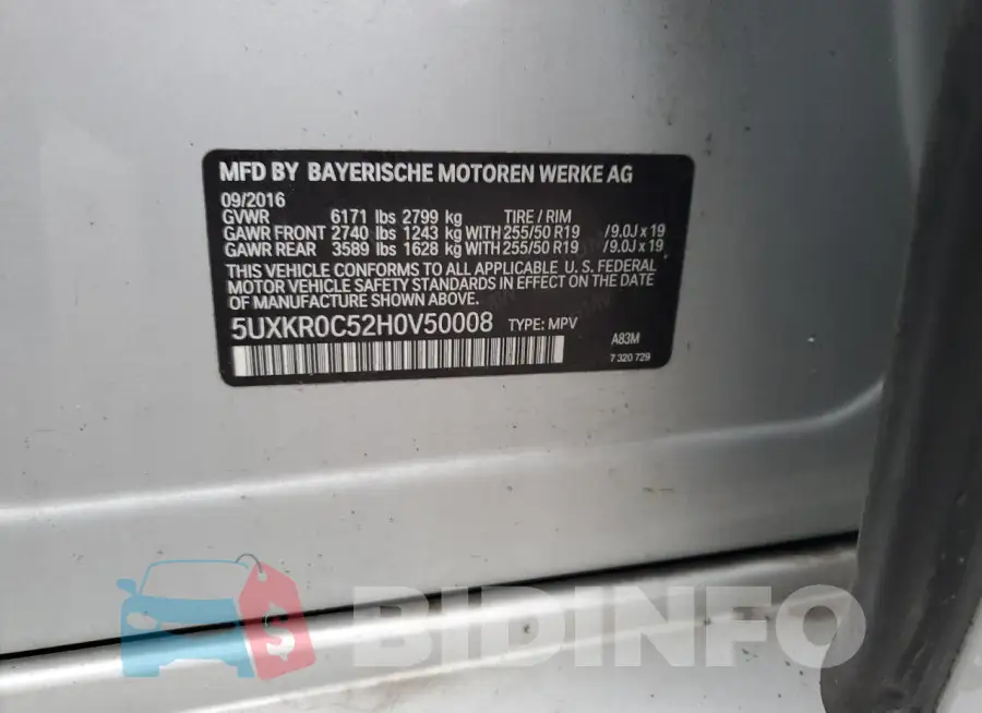 5UXKR0C52H0V50008 Photo# 13
