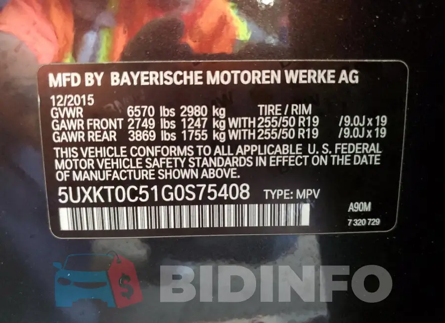 5UXKT0C51G0S75408 Photo# 13