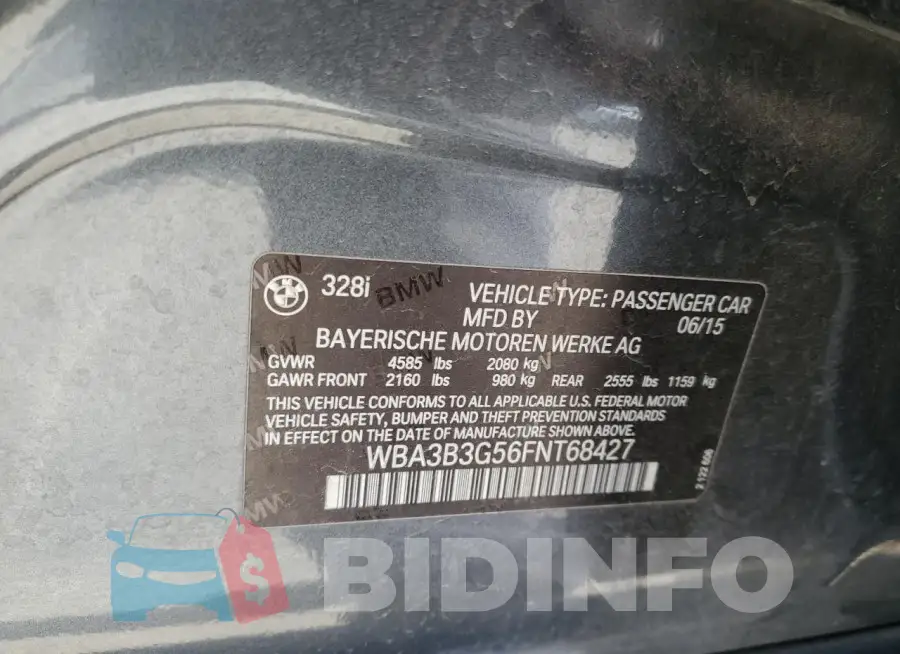 WBA3B3G56FNT68427 Photo# 12
