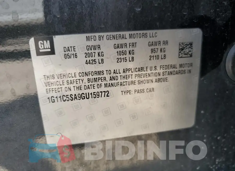 1G11C5SA9GU159772 Photo# 12