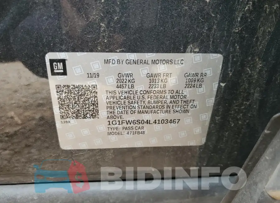 1G1FW6S04L4103467 Photo# 13