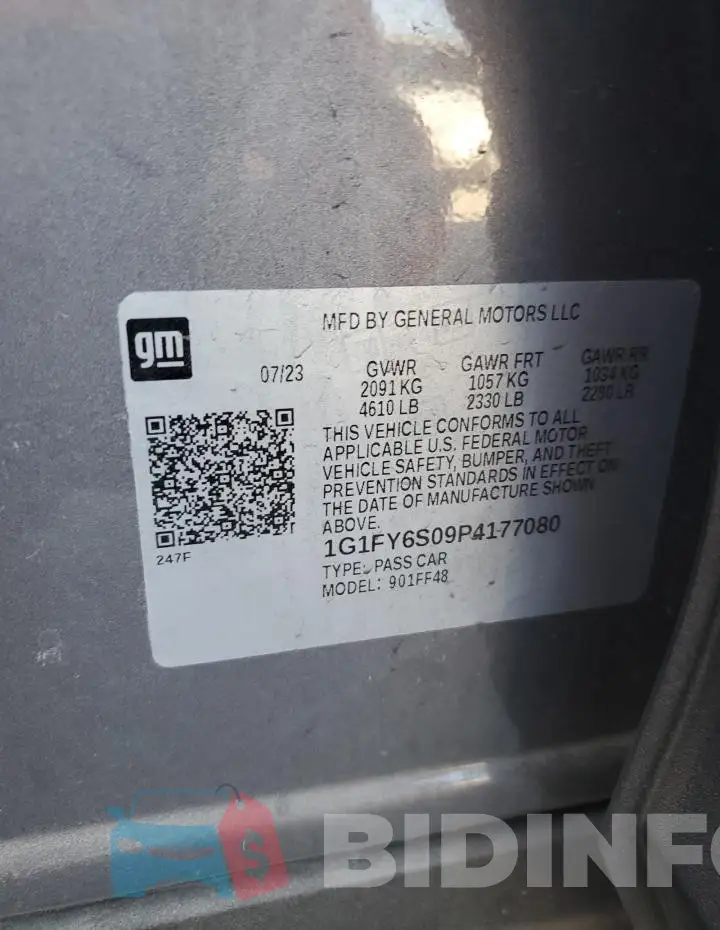 1G1FY6S09P4177080 Photo# 12