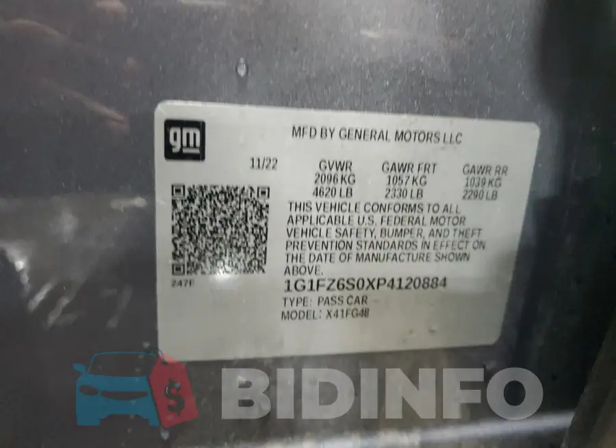 1G1FZ6S0XP4120884 Photo# 13